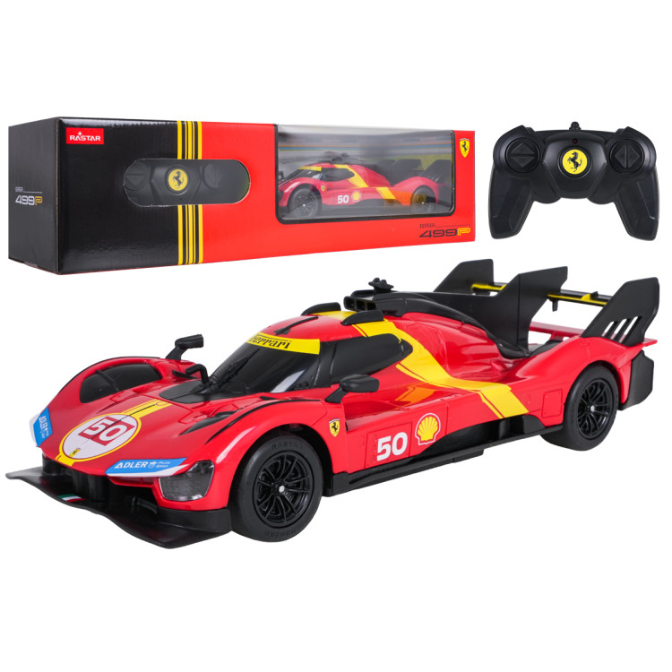 Auto na diaľkové ovládanie 1:24 Ferrari 499P-N83 Červené RASTAR